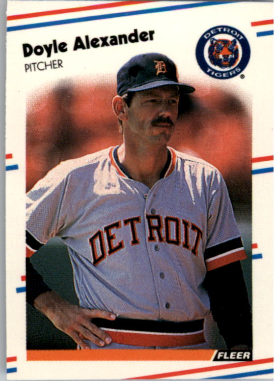 1988 Fleer Mini Baseball Cards 021      Doyle Alexander